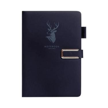 Imagem de Caderno Retro A5 De Couro Macio Com 160/360 Páginas Para Estudantes, E