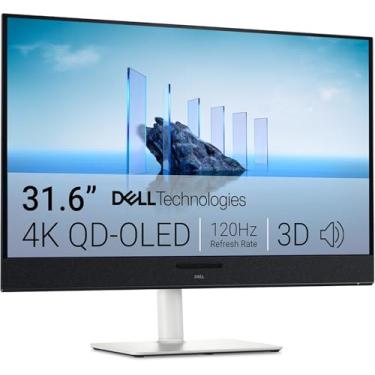 Imagem de Monitor Dell 32" Plus 4K UHD (3840 x 2160) – 120Hz – QD-OLED 0,03ms com Áudio Espacial 3D e AMD FreeSync Premium Pro – S3225QC