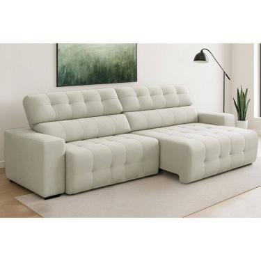 Imagem de Sofa 4 Lugares Retratil Reclinavel 280cm Veludo Atualle Ferguile
