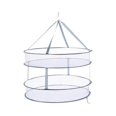 Imagem de Varal De Chão Dobrável Em Tela Para Roupas Delicadas, Toalhas, Meias E