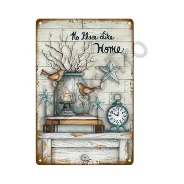 Imagem de Placa De Metal Vintage Com Flores Para Decoração De Parede De Jardim, 