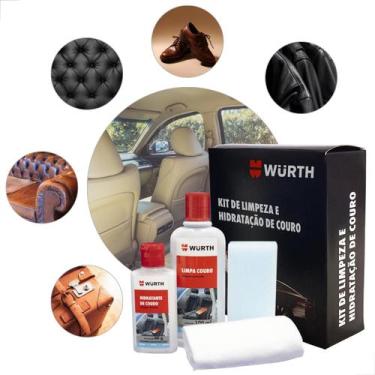 Imagem de Kit Limpeza e Hidratante Wurth para hidratar couro de jaquetas sofas b