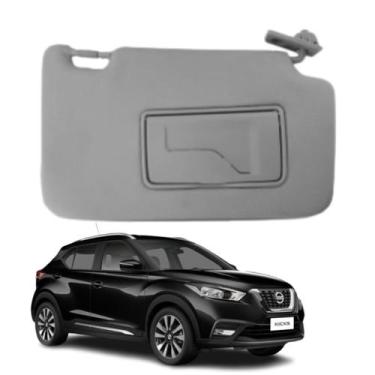 Imagem de Quebra Sol C/Espelho do Nissan Kicks Lado Direito - NEWTEC