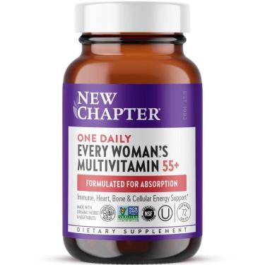 Imagem de Multivitamínico New Chapter para mulheres com mais de 50 anos com mais de 20 nutrientes...