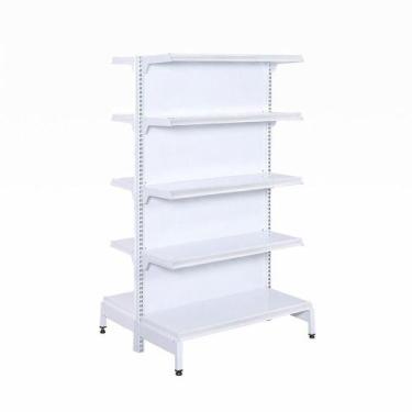 Imagem de Gôndola Prateleira 5 Níveis 40x30 New Plus 1,70 Central Inicial PE Bra