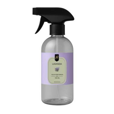 Imagem de Água Perfumada P/ Roupas Tecidos Ambiente 500ml Nattuaromas, Lavanda