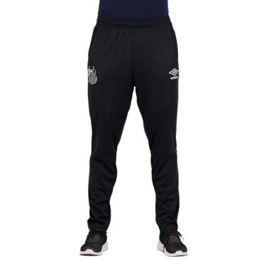 Imagem de Calça Umbro Santos Viagem 2021 Masculina-Masculino