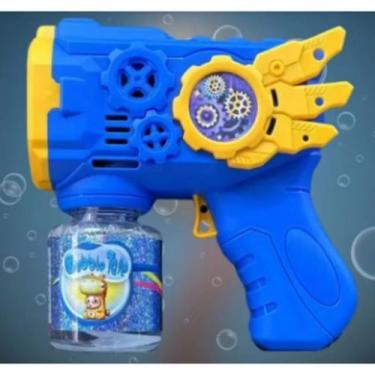 Imagem de Arminha de Bolhas Automática Infantil - Bubble Gun Colorida - Para Tod