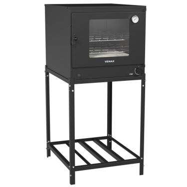Imagem de Forno a Gás Industrial Venax Fi 109L Preto Fosco com Pedra Refratária e Base GLP 13144
