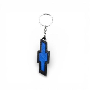 Imagem de Chaveiro gravata da chevrolet - DMK, Azul