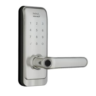 Imagem de Fechadura Eletrônica Digital Smart Lock Com Biometria, Senha, Cartão E