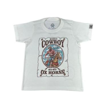 Imagem de Camiseta Country Infantil Ox Horns Creme - Ref. 5173, 10