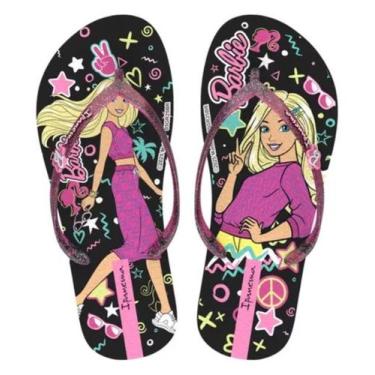 Imagem de Chinelo Infantil Menina Ipanema 27291, Preto glitter, 27/28
