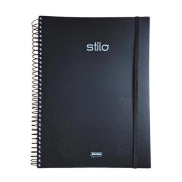 Imagem de Caderno 10x1 Pauta Inteligente Stilo Jandaia Ia 160fls, Preto