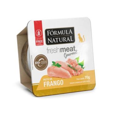 Imagem de Ração Úmida Gatos Fresh Meat Gourmet Peito de Frango 70g - Fórmula Nat