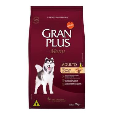 Imagem de Ração GranPlus Cães Portes Médio/Grande Frango & Arroz 20Kg - Brf