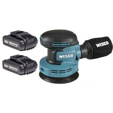Imagem de Lixadeira Roto Orbital 18v C/ 2 Bat 2ah Wesco WS2302.9