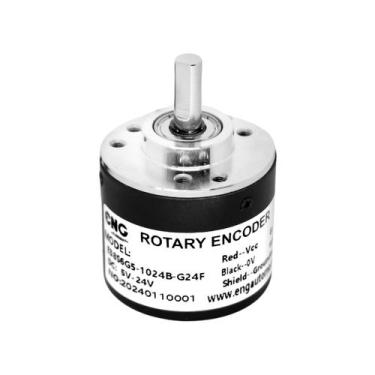 Imagem de Encoder incremental modelo e38s6g5-1024b-g24f ab pnp 5-24vdc eixo 6mm 
