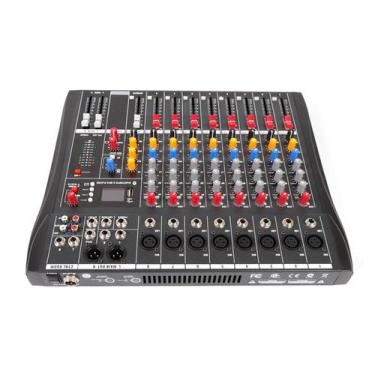 Imagem de Mesa de Som LIYUANJUN 8 Canais Bluetooth USB 110V