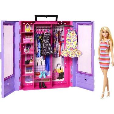 Imagem de Barbie Fashion Novo Closet De Luxo Com Boneca E Acessórios