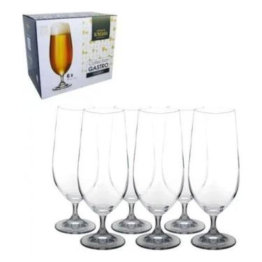 Imagem de 6 Taças Vidro Xtra Crystal Bohemia Cerveja 380 Ml Cor Transparente Xtr