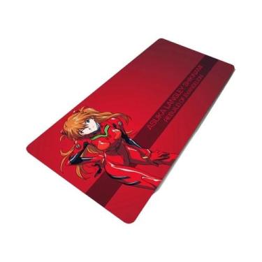 Imagem de Mousepad Gamer XXL Grande Com Estampa De Anime Asuka E-Evangelions Par