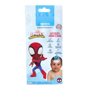 Imagem de Compressa Refrescante AGPMed Pequenos Cuidados Spider Man 2 Unidades