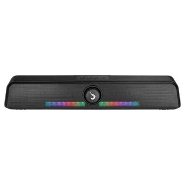 Imagem de Caixa de Som Gamer Rise Mode Aura Sound S6, RGB Rainbow, 2x 5W, Preto 