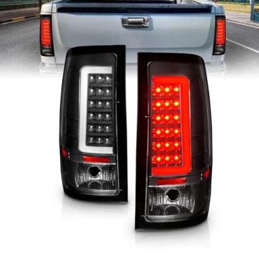 Imagem de Lanternas traseiras AmeriLite em LED em formato C para GMC Sierra 07-1
