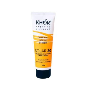Imagem de Creme Protetor Solar Cremoso Natural Khor Fps30/uva15 100g - Khor Cosm