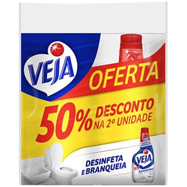 Imagem de Veja - Limpador Tira Limo X14 para Banheiro, 2x500ml