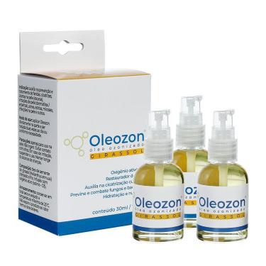 Imagem de Óleo de Girassol Ozonizado Oleozon 30ml - 3 unidades