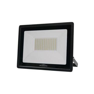 Imagem de Refletor Blumenau Led Tech 100W Preto Bivolt 6500K Luz Branca