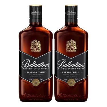 Imagem de Kit Whisky Ballantines Bourbon Finest 750Ml - 2 Unidades