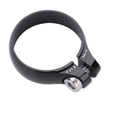 Imagem de Bra?adeira de espig?o de selim de bicicleta,bra?adeira de parafuso de bicicleta de liga de alum¨ªnio 31,8 mm para 27,2 espig?o de selim super leve bra?adeira de sela Ciclismo(Black), Bra?adeira d