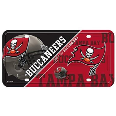 Imagem de Rico MTG116818C Tb Buccaneers etiqueta de metal com design dividido