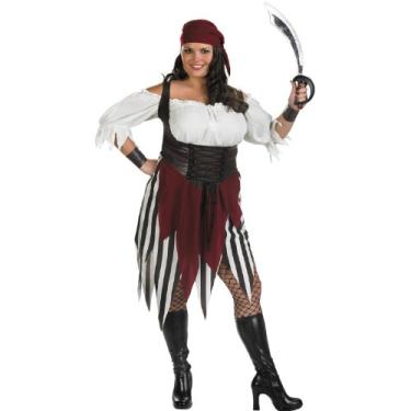 Imagem de Disguise Limited Women's Deck Hand Darling Plus Size Costume