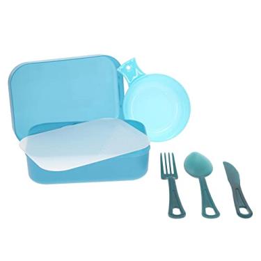 Imagem de UST PackWare Kit de bagunça com utensílios de construção e alimentação autônomos, livres de BPA para caminhadas, acampamento, mochilão, viagens e sobrevivência ao ar livre