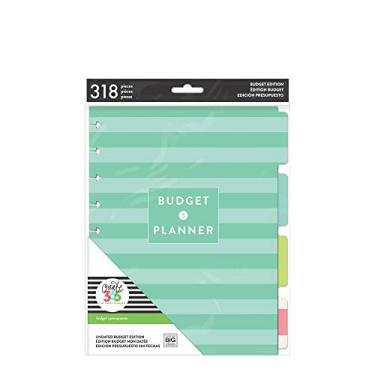 Imagem de me & my BIG ideas Pacote de extensão de orçamento - Os suprimentos para scrapbook Happy Planner - rastreador de custos de 6 meses - listas de verificação e folhas de orçamento - Adesivos e divisores para orçamento - Tamanho clássico