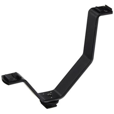 Imagem de CowboyStudio Suporte de montagem dupla para luzes de vídeo e microfones em câmeras e filmadoras