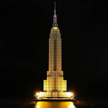 Imagem de Lightailing Light Set for (Architecture Empire State Building) Building Blocks Model - Led Light kit Compatible with Lego 21046(NOT Included The Model)