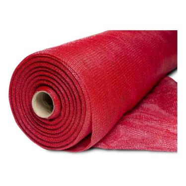 Imagem de Tela De Sombreamento Sombrite Vermelho 35% 3 X 10 Metros