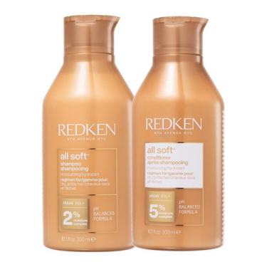 Imagem de Kit Redken All Soft Shampoo 3000ml + Condicionador 300ml ORIGINAL