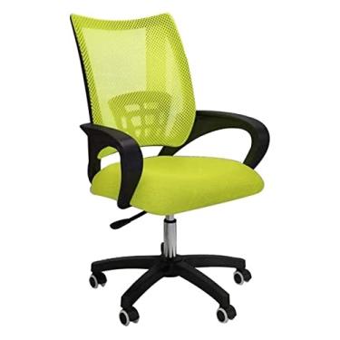 Imagem de Cadeira de escritório Cadeira de escritório ergonômica com encosto alto Elevação Cadeira de computador giratória Cadeira de mesa de escritório Cadeira de jogo com almofada (cor: verde) needed