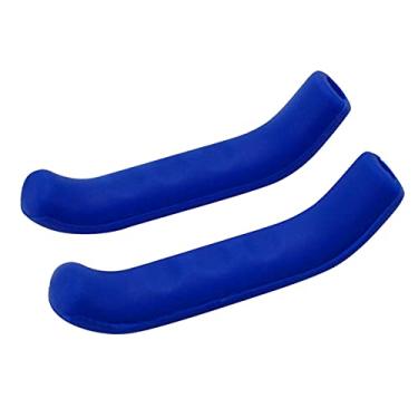 Imagem de DOYING 2 unidades da tampa da alavanca da bicicleta da bicicleta da alavanca dos freios dos protetores da luva para bicicleta de montanha