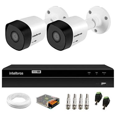 Imagem de Kit 2 Câmeras de Segurança Hd 720p Intelbras Vhd 3130b G3 + Dvr Intelbras Multi Hd + Acessórios