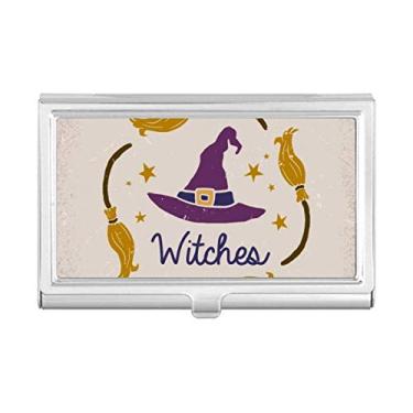 Imagem de Carteira de bolso com estampa de desenho animado para dia das bruxas, porta-cartões