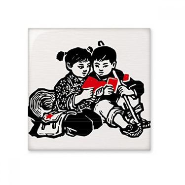 Imagem de Boné para menino, menina, livro, patriotismo, cerâmica, azulejo, brilhante, decalque vitrificado, pedra adornada