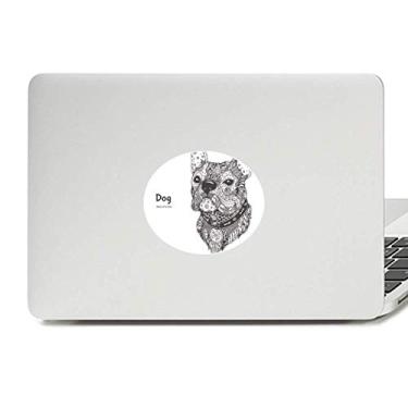 Imagem de Paint Run Dog Friend Company Adesivo de vinil com emblema gráfico para laptop