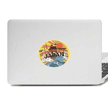 Imagem de Adesivo japonês tradicional Edo Culture Housing Vinyl Emblem Graphic Laptop Adesivo Notebook Decalque
